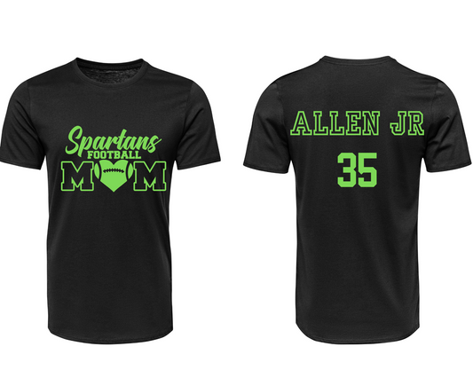 Spartans football mom shirts