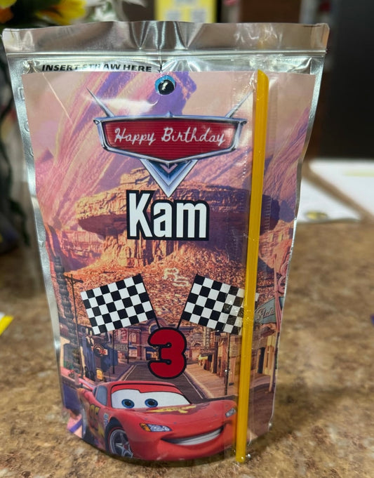 car's theme capri suns